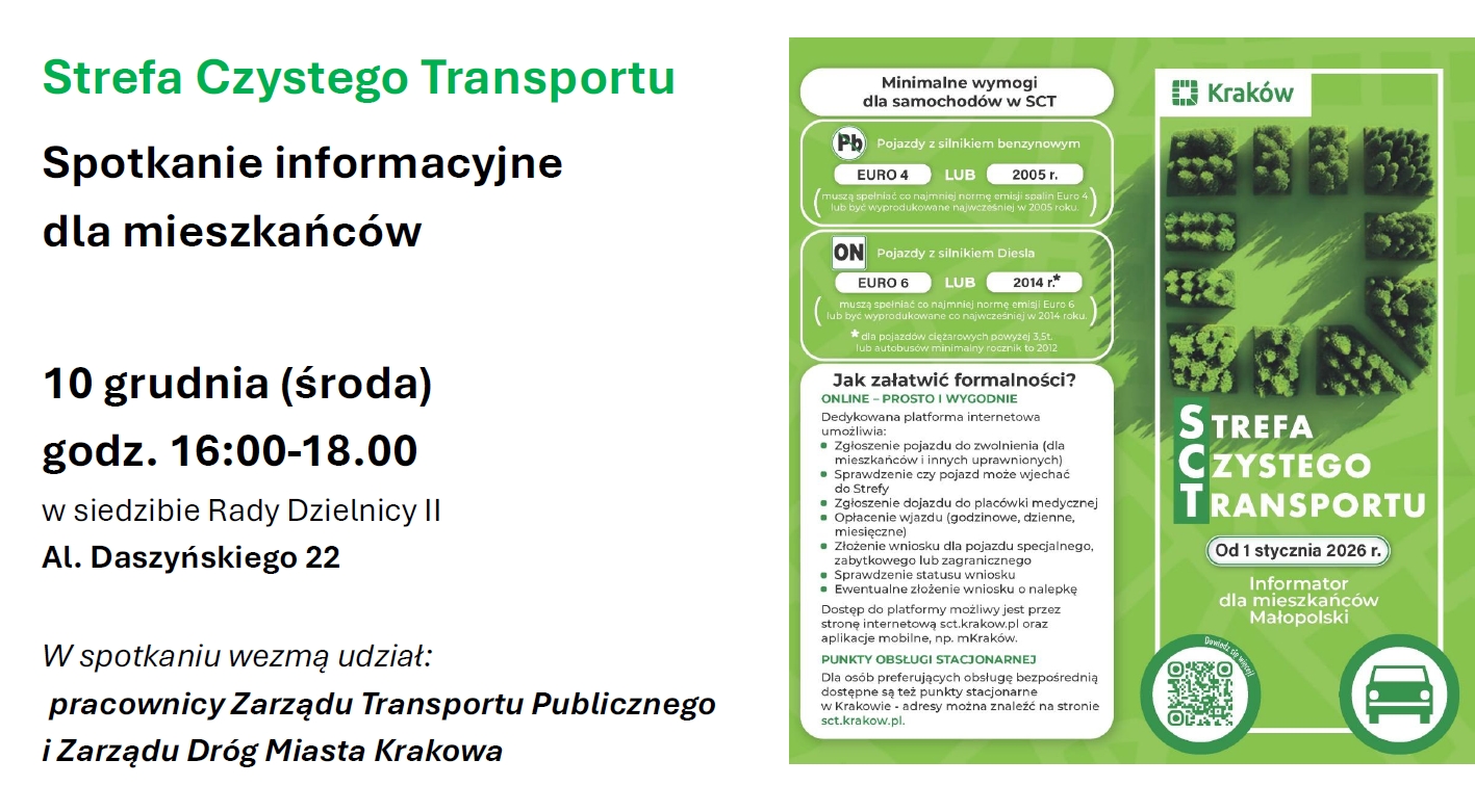 Baner - Strefa Czystego Transportu