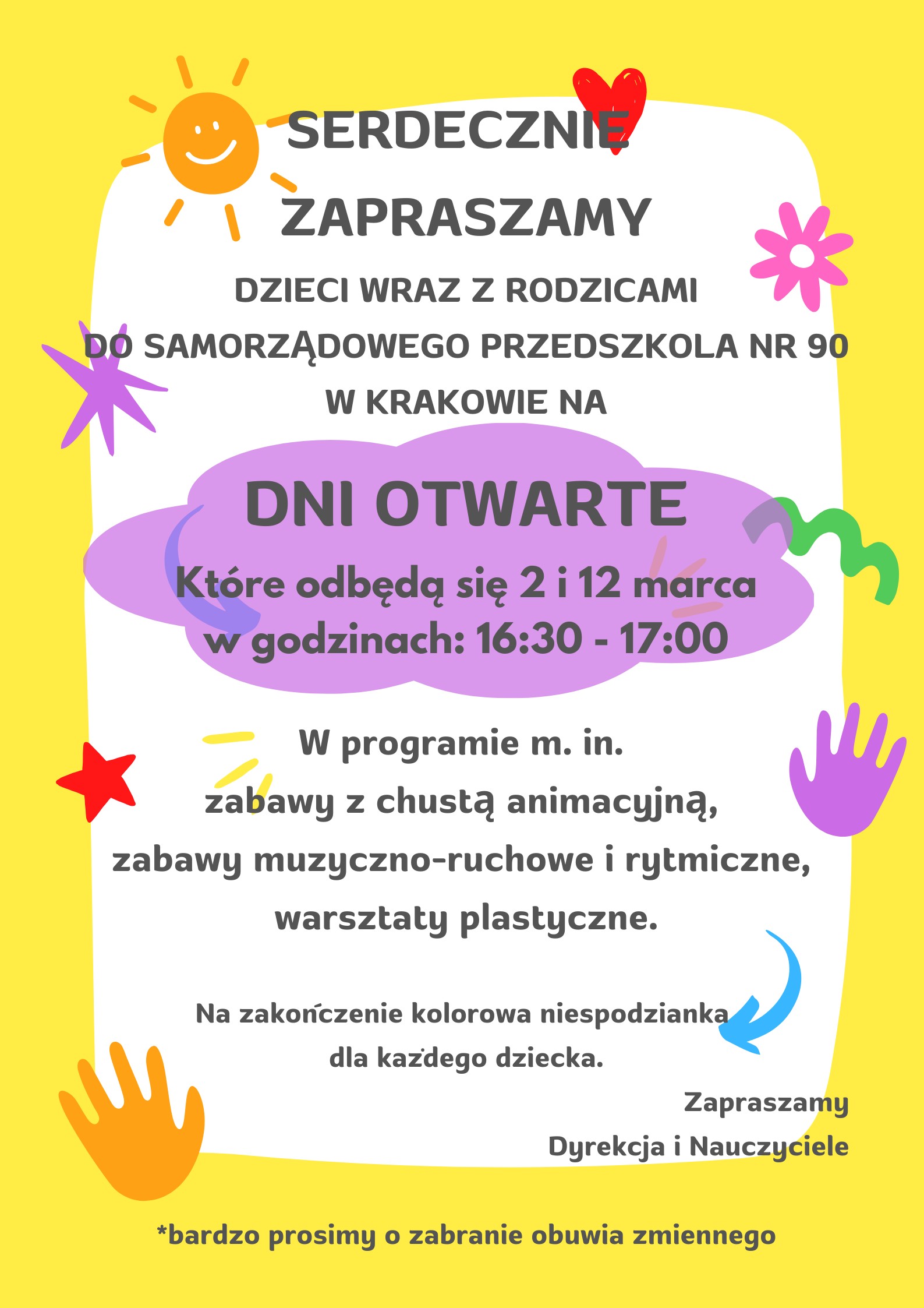 Dni otwarte w Samorządowym Przedszkolu nr 90