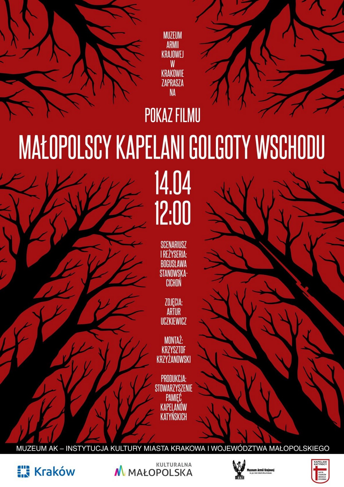 Baner - Pokaz filmu „Małopolscy kapelani Golgoty Wschodu”