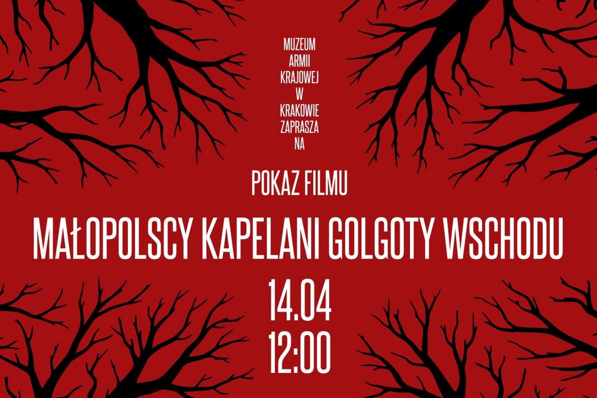Baner - Pokaz filmu „Małopolscy kapelani Golgoty Wschodu”
