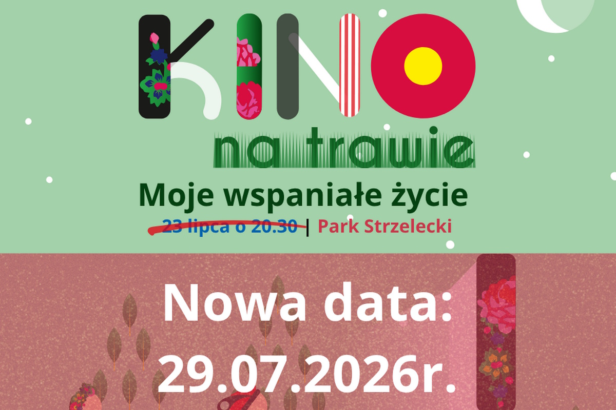 wycinek plakatu: Kino na trawie