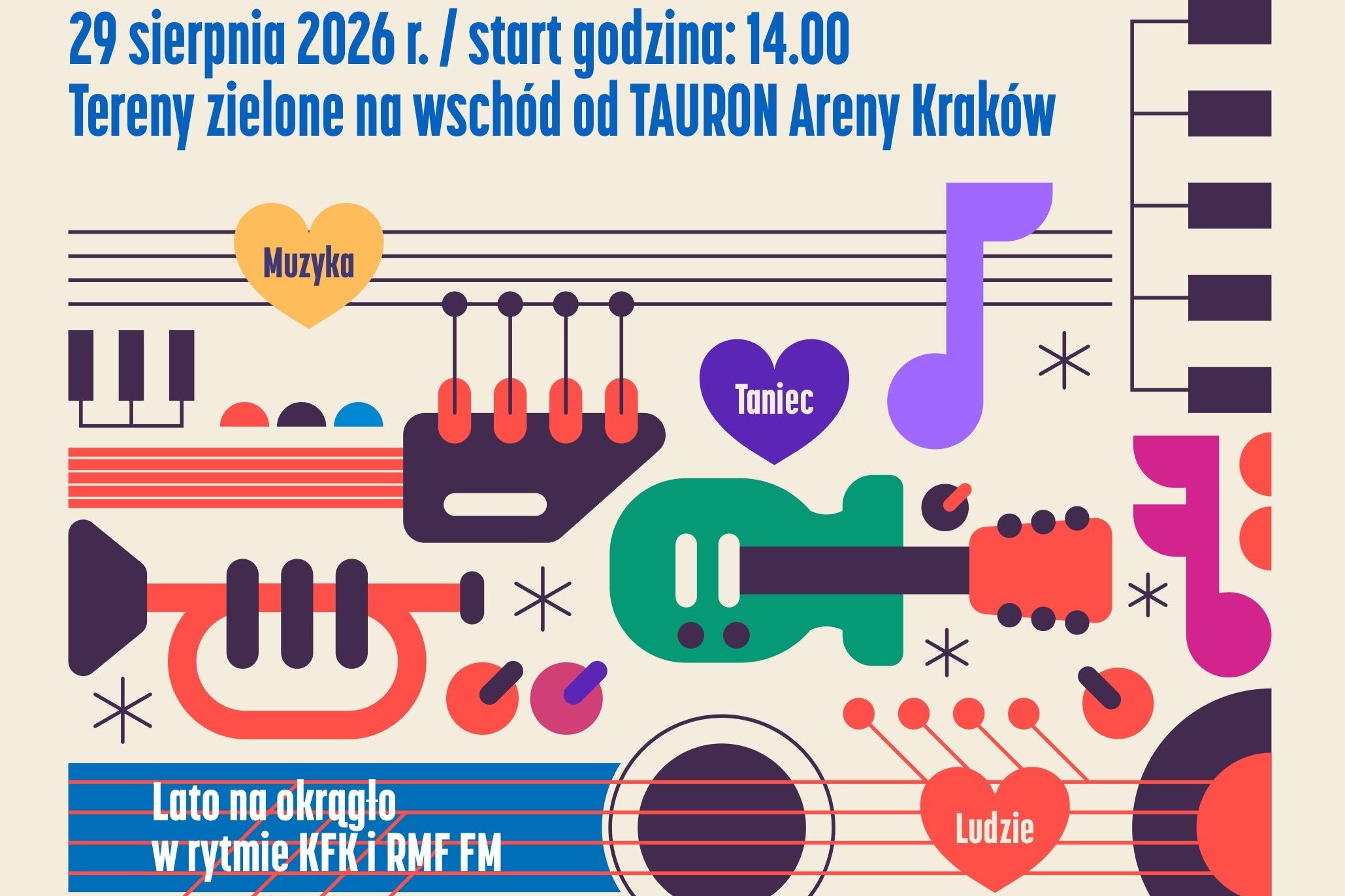 wycinek plakatu: Jubileusz 35- lecia Dzielnic